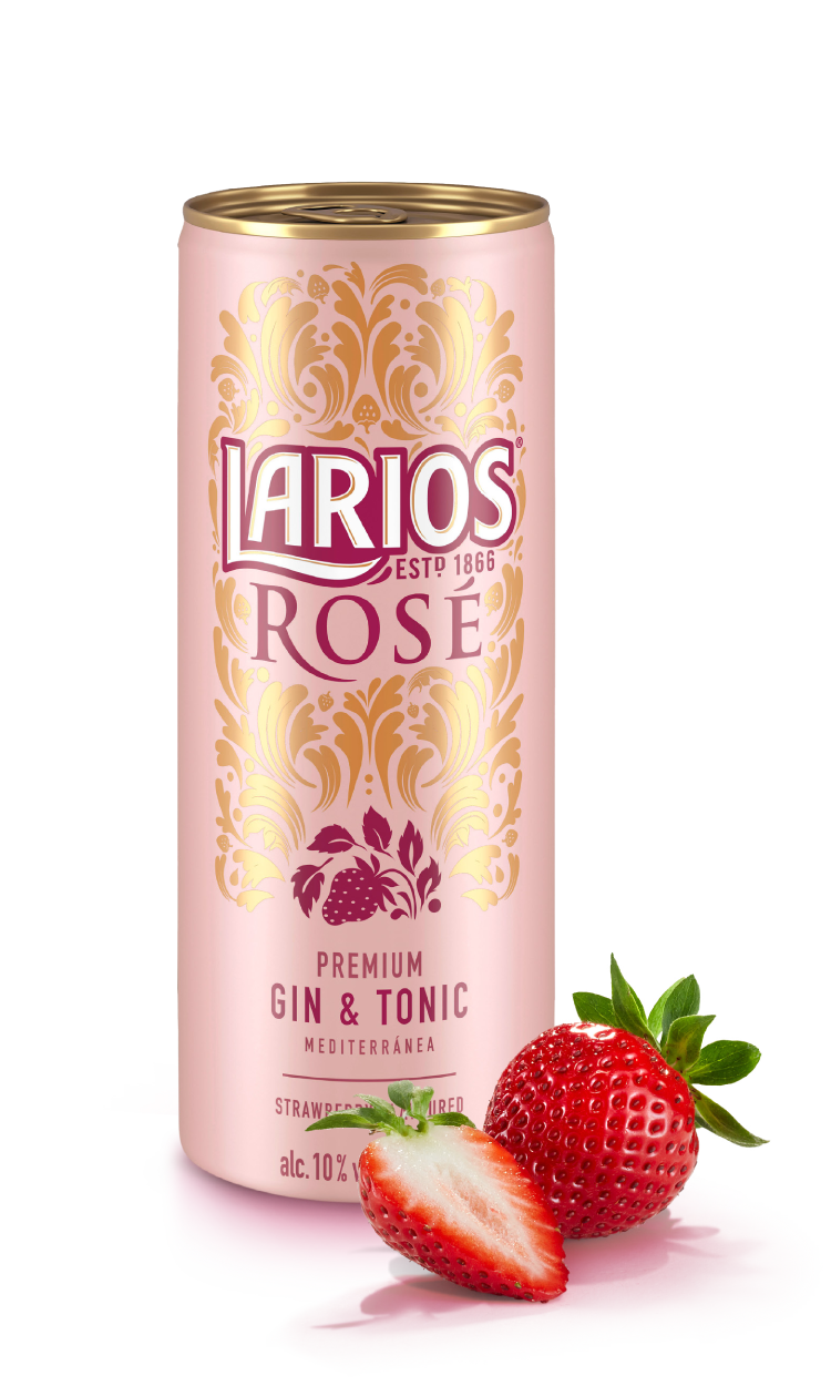 Larios Rosé + Tonic