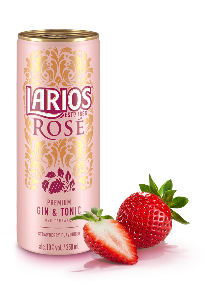Larios Rosé + Tonic